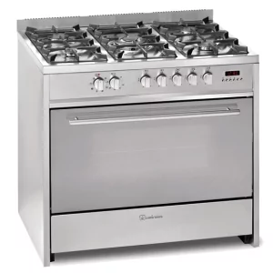Kontrolsat - Meireles Gas Stove - 5 Burners - 121L - Stainless Steel - E 911 X