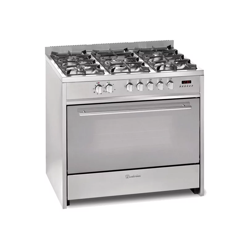 Kontrolsat - Fogão a Gás Meireles - 5 Queimadores - 121L - Inox - E 911 X Kontrolsat - Fogão a Gás Meireles - 5 Queimadores - 121L - Inox - E 911 X