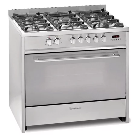 Kontrolsat - Fogão a Gás Meireles - 5 Queimadores - 121L - Inox - E 911 X Kontrolsat - Fogão a Gás Meireles - 5 Queimadores - 121L - Inox - E 911 X