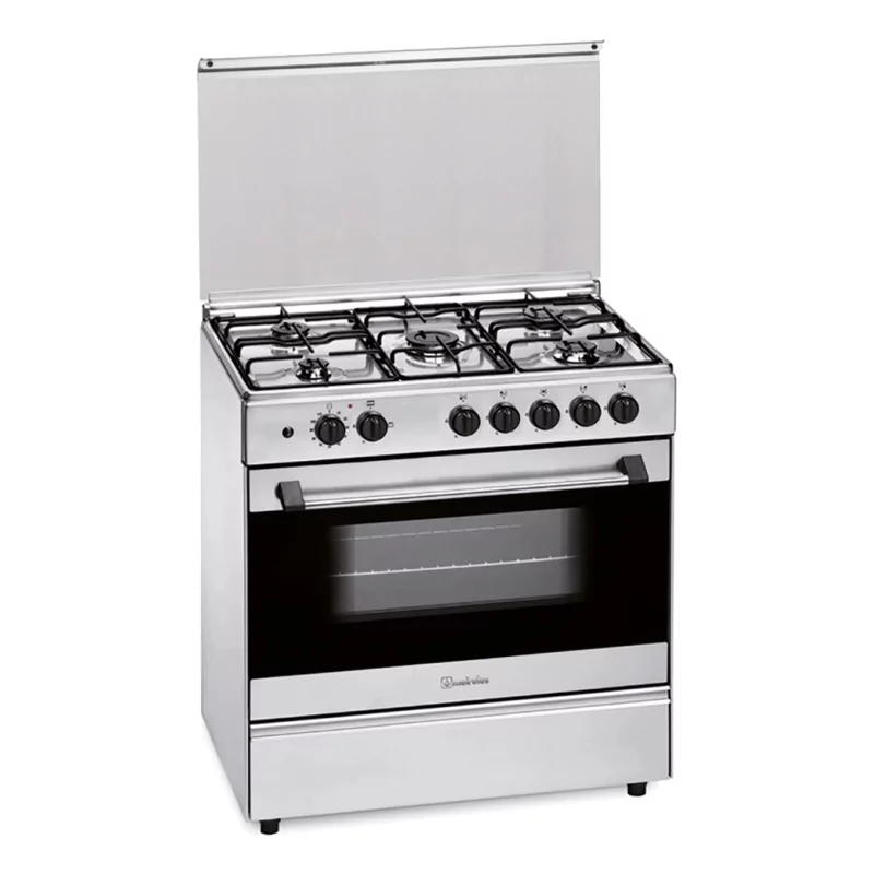 Kontrolsat - Fogão a Gás Meireles - 5 Queimadores - 102L - Inox - M-801-X - Gás Butano