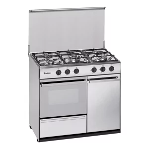 Kontrolsat - Fogão a Gás Meireles - 5 Queimadores - 55L - Inox - N 921 X Natural