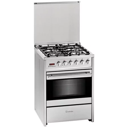 Kontrolsat - Meireles Monza Gas Stove - 4 Burners - 55L - Stainless Steel - E 610 X - Natural Gas Kontrolsat - Meireles Monza Gas Stove - 4 Burners - 55L - Stainless Steel - E 610 X - Natural Gas