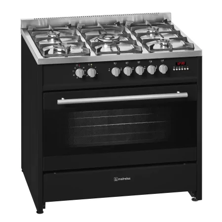 Kontrolsat - Meireles Gas Stove - 5 Burners - 121L - Black - E 911 BL
