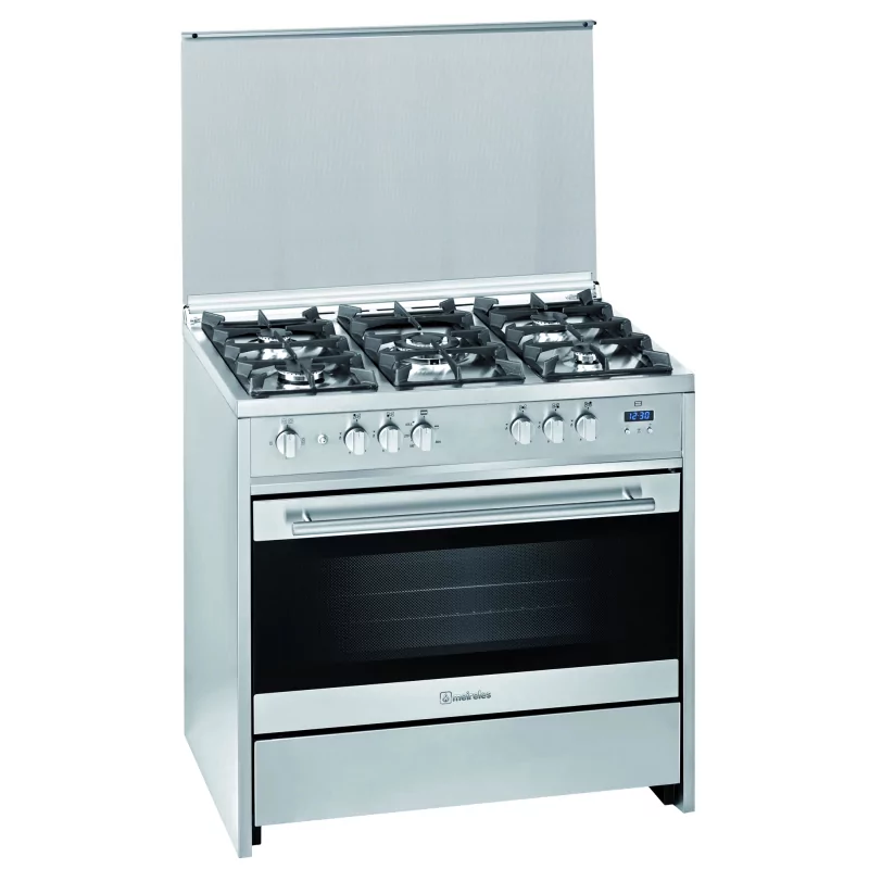Kontrolsat - Fogão Meireles - 5 Zonas - 121L - Inox - E 910 X Natural Kontrolsat - Fogão Meireles - 5 Zonas - 121L - Inox - E 910 X Natural