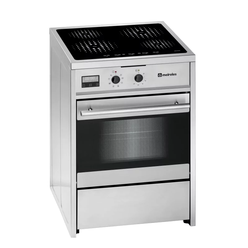 Kontrolsat - Meireles 4-Zone Stove - 55L - Stainless Steel - E 612 X Kontrolsat - Meireles 4-Zone Stove - 55L - Stainless Steel - E 612 X