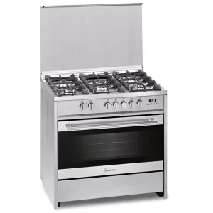 Kontrolsat - Fogão Misto Meireles - 121L - 5 Queimadores - Inox - E 916 X NAT