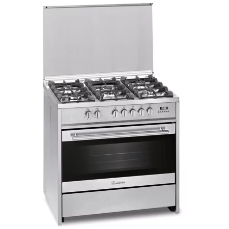 Kontrolsat - Fogão Misto Meireles - 121L - 5 Queimadores - Inox - E 916 X NAT Kontrolsat - Fogão Misto Meireles - 121L - 5 Queimadores - Inox - E 916 X NAT
