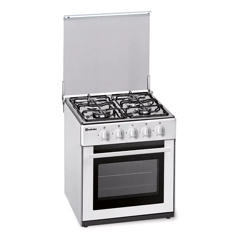 Kontrolsat - Fogão a Gás Meireles - 55L - 4 Queimadores - Inox - N 500 W Kontrolsat - Fogão a Gás Meireles - 55L - 4 Queimadores - Inox - N 500 W