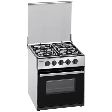 Kontrolsat - Meireles Gas Stove - 55L - 4 Burners - Stainless Steel - N 500 X