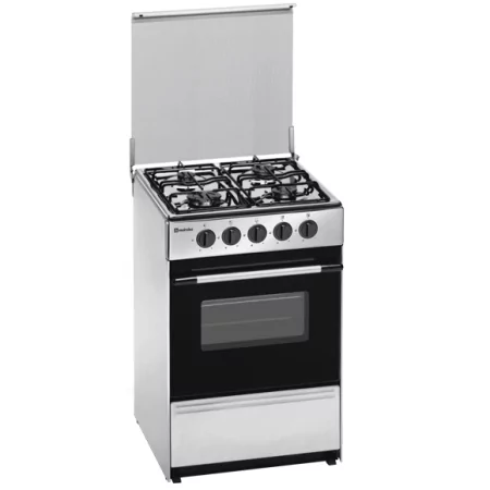 Kontrolsat - Fogão a Gás Meireles - 55L - 4 Queimadores - Inox - N 510 X Kontrolsat - Fogão a Gás Meireles - 55L - 4 Queimadores - Inox - N 510 X