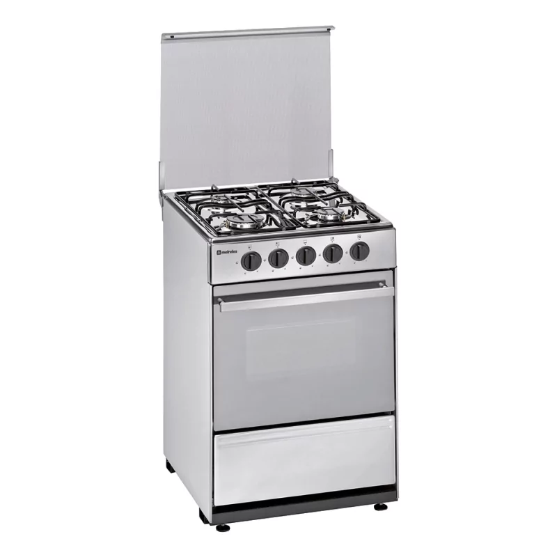 Kontrolsat - Fogão a Gás Meireles - 55L - 4 Queimadores - Inox - N 520 X NAT Kontrolsat - Fogão a Gás Meireles - 55L - 4 Queimadores - Inox - N 520 X NAT