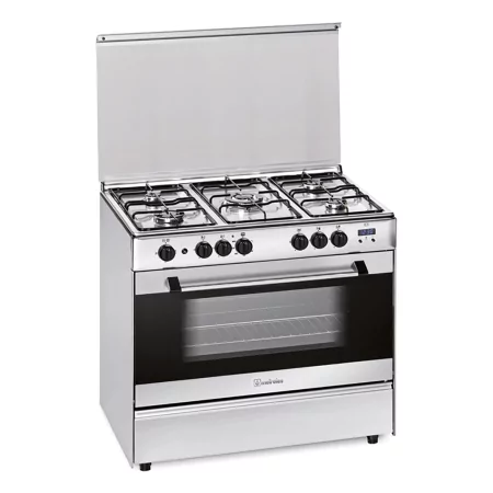 Kontrolsat - Fogão a Gás Meireles M 900 X NAT (5 Queimadores - 128L - Classe A - Inox - Gás Natural) Kontrolsat - Fogão a Gás Meireles M 900 X NAT (5 Queimadores - 128L - Classe A - Inox - Gás Natural)