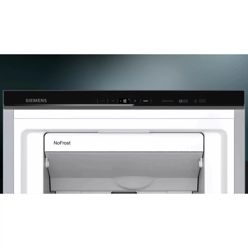 Kontrolsat - Congelador Vertical SIEMENS iQ500 GS36NAIDP - No Frost 242L, Inox