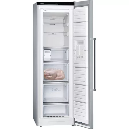 Kontrolsat - Congelador Vertical SIEMENS iQ500 GS36NAIDP - No Frost 242L, Inox Kontrolsat - Congelador Vertical SIEMENS iQ500 GS36NAIDP - No Frost 242L, Inox