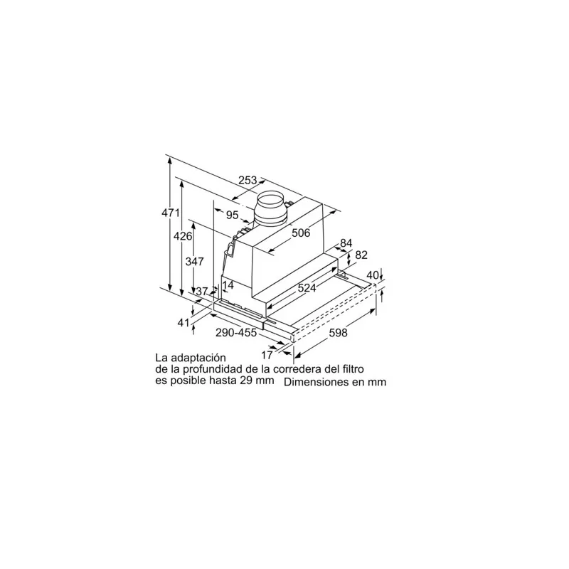 Kontrolsat - Siemens iQ300 LI-67-SA-531 Hood - 399 m³/h, Silver