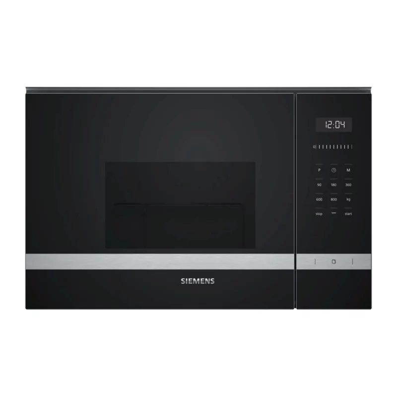 Kontrolsat - Microondas Embutido SIEMENS BE-525-LMS-0 (20 L - Com Grill - Preto/Inox) Kontrolsat - Microondas Embutido SIEMENS BE-525-LMS-0 (20 L - Com Grill - Preto/Inox)