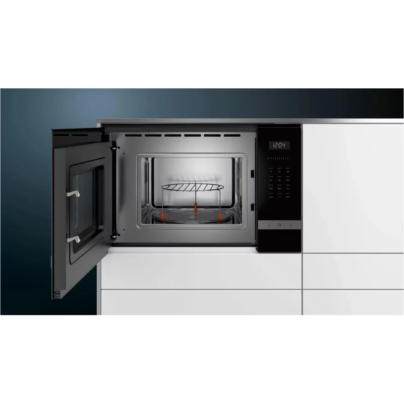 Kontrolsat - SIEMENS Microwave Built-in BE-525-LMS-0 (20 L - Grill - Black/Stainless)