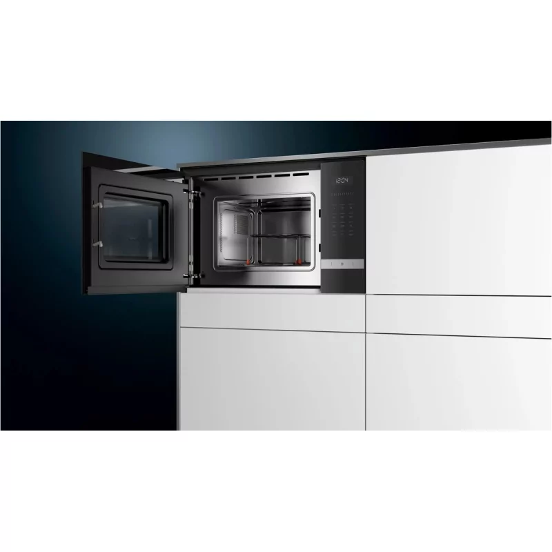 Kontrolsat - SIEMENS Microwave Built-in BE-525-LMS-0 (20 L - Grill - Black/Stainless)
