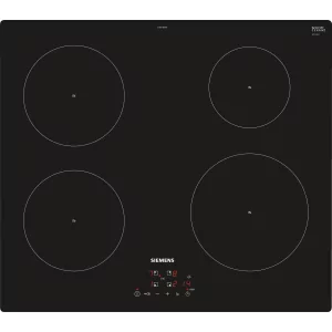 Kontrolsat - Placa de Indução Siemens EU611BEB1E - 4 Zonas, Boost, Preto