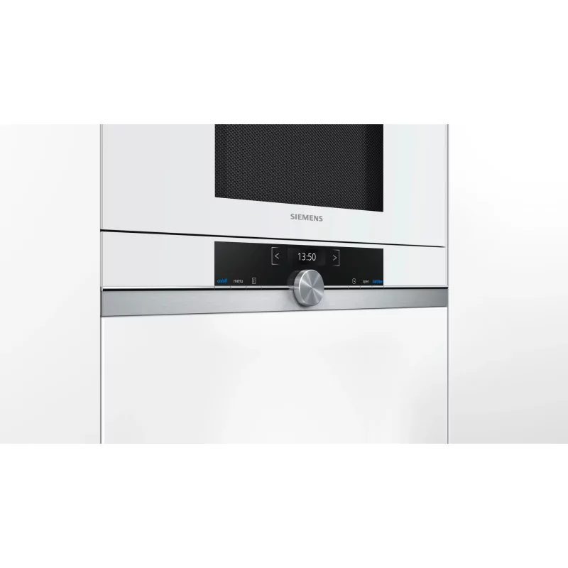 Kontrolsat - Microondas Embutido SIEMENS BF-634-LGW-1 (21 L - Sem Grill - Branco)