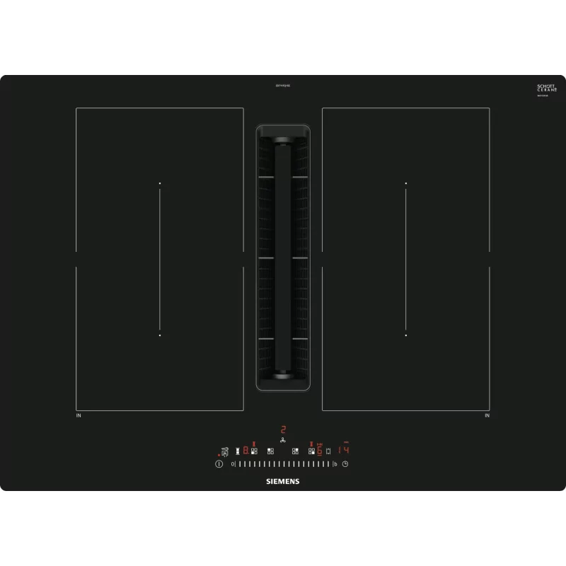 Kontrolsat - Placa Siemens ED-711-FQ-15-E - 4 Zonas Indução 7400W, Preto Kontrolsat - Placa Siemens ED-711-FQ-15-E - 4 Zonas Indução 7400W, Preto