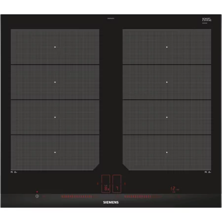 Kontrolsat - Siemens Induction Hob EX-675-LXC-1-E - 4 Zones, 7400W, Boost, Black/Stainless Kontrolsat - Siemens Induction Hob EX-675-LXC-1-E - 4 Zones, 7400W, Boost, Black/Stainless