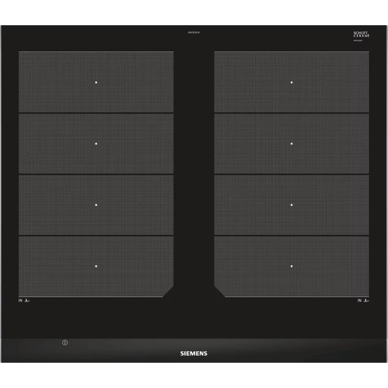 Kontrolsat - Siemens Induction Hob EX-675-LXC-1-E - 4 Zones, 7400W, Boost, Black/Stainless