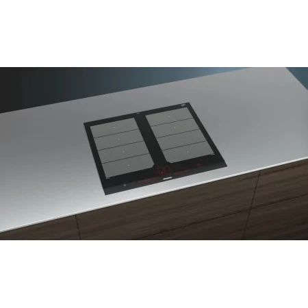 Kontrolsat - Siemens Induction Hob EX-675-LXC-1-E - 4 Zones, 7400W, Boost, Black/Stainless Kontrolsat - Siemens Induction Hob EX-675-LXC-1-E - 4 Zones, 7400W, Boost, Black/Stainless