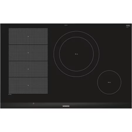 Kontrolsat - Placa de Indução Siemens EX-875-LEC-1-E - 4 Zonas com Boost, Preto/Inox Kontrolsat - Placa de Indução Siemens EX-875-LEC-1-E - 4 Zonas com Boost, Preto/Inox