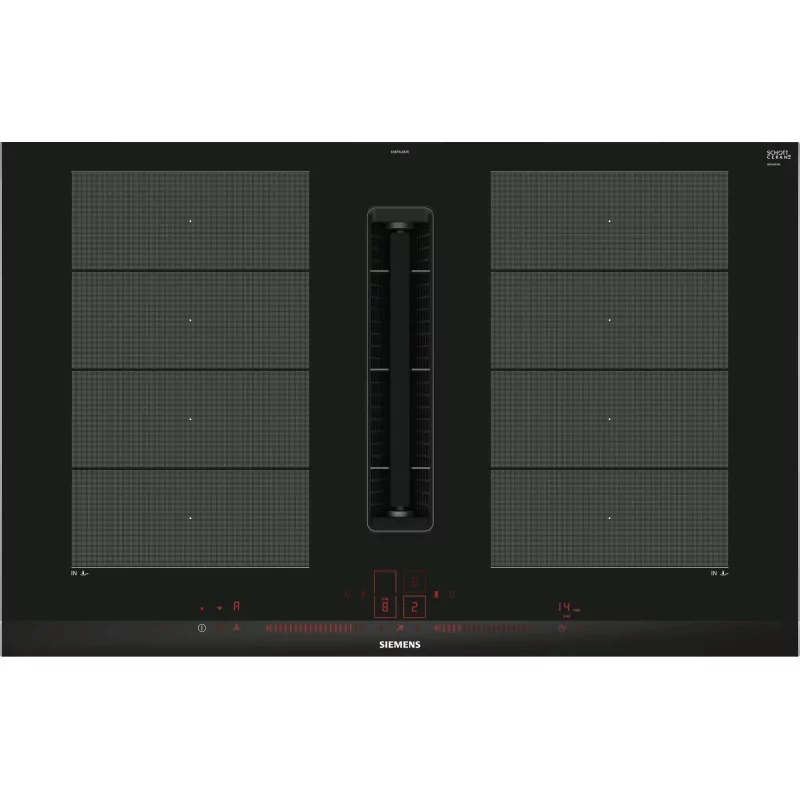 Kontrolsat - Placa de Inducao SIEMENS EX875LX67E (Eletrica - 81 cm - Preto/Inox) Kontrolsat - Placa de Inducao SIEMENS EX875LX67E (Eletrica - 81 cm - Preto/Inox)