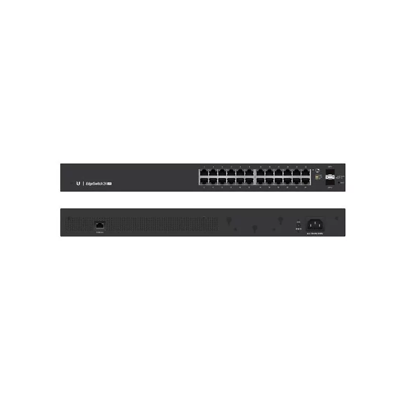 Kontrolsat - Ubiquiti Switch EdgeSwitch 24 Lite Gigabit - 24 Portas - ES-24-LITE