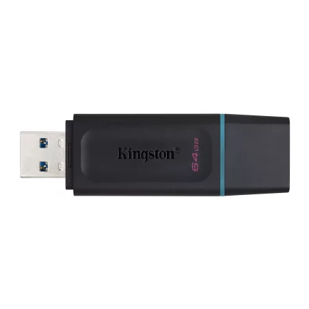 Kontrolsat - Pendrive 64gb Usb 3.2 Kingston Dt Exodia Preto / Turquesa