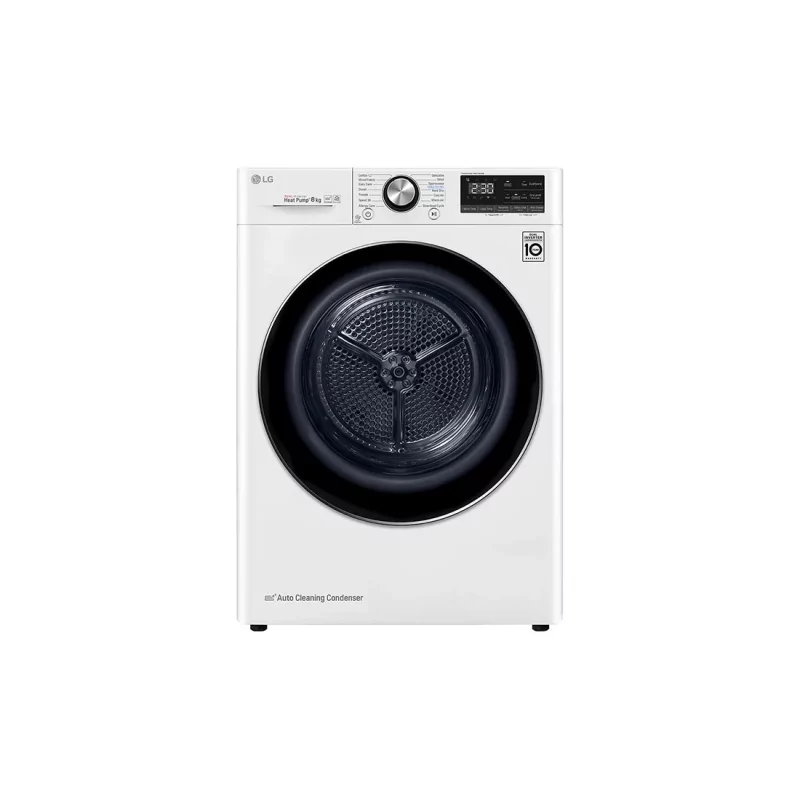 Kontrolsat - Máquina de Secar Roupa LG - 8 Kg - Bomba de calor - RC80V9AV2W Kontrolsat - Máquina de Secar Roupa LG - 8 Kg - Bomba de calor - RC80V9AV2W