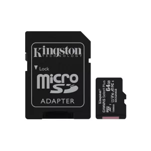 Kontrolsat - Kingston 64GB MicroSDXC Canvas Select Plus Class10 UHS-I + Adaptador