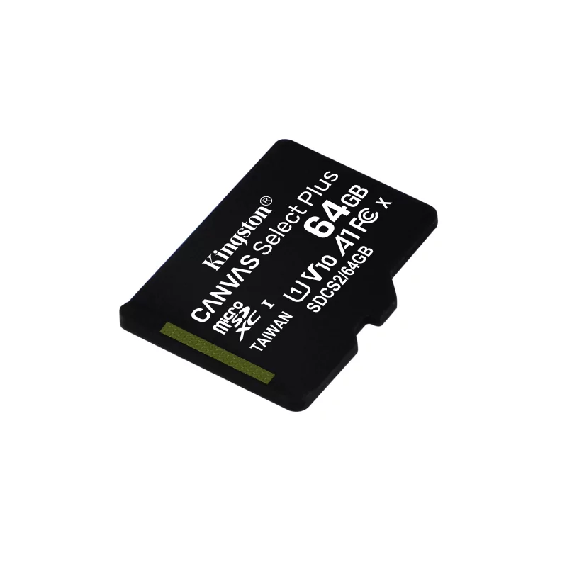 Kontrolsat - Kingston 64GB MicroSDXC Canvas Select Plus Class10 UHS-I + Adaptador