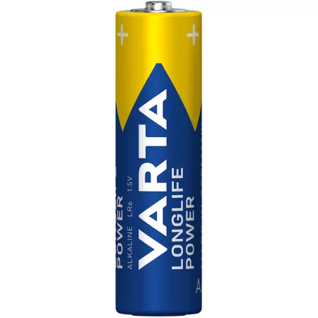 Kontrolsat - VARTA Longlife AA Batteries (Ref: 38430) - Maximum Durability, Blue/Gold Kontrolsat - VARTA Longlife AA Batteries (Ref: 38430) - Maximum Durability, Blue/Gold
