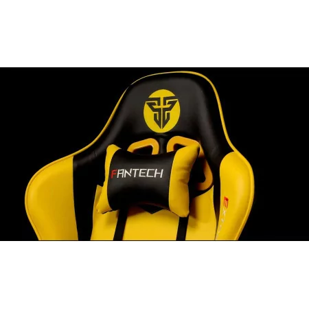 Fantech Gaming Chair Extreme GC180Y (Up to 120 kg - Adjustable Height - Yellow)