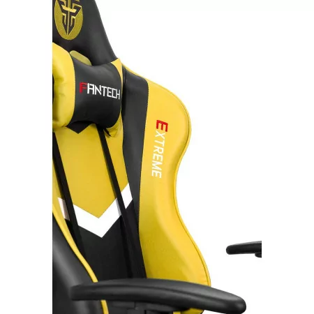 Fantech Gaming Chair Extreme GC180Y (Up to 120 kg - Adjustable Height - Yellow)