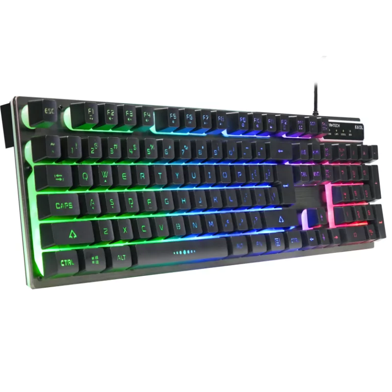 Teclado Gaming Fantech Fighter II K613L (USB - Membrana - RGB)