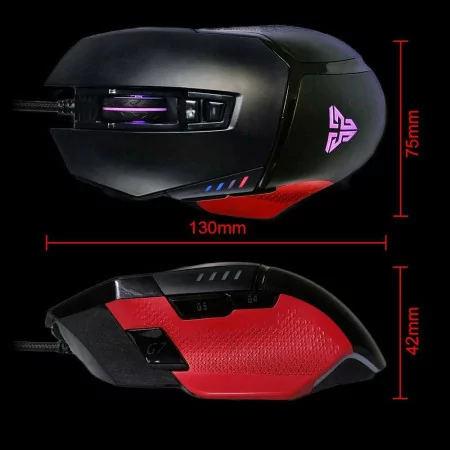 Rato Gaming Fantech DareDevil X11 (8000 DPI - USB - Preto)