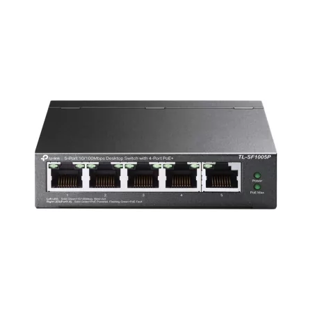 Kontrolsat - Switch TP-Link 5portas 10/100Mbps POE - TL-SF1005P Kontrolsat - Switch TP-Link 5portas 10/100Mbps POE - TL-SF1005P