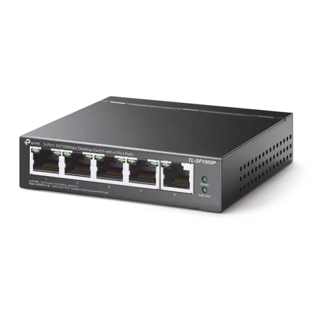 Kontrolsat - TP-Link 5-port 10/100Mbps POE Switch - TL-SF1005P