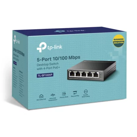 Kontrolsat - TP-Link 5-port 10/100Mbps POE Switch - TL-SF1005P