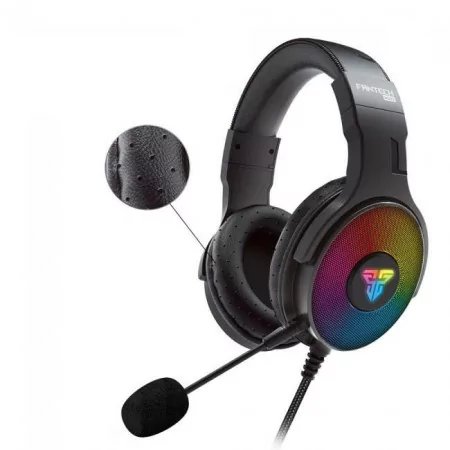 Auscultador Fantech Fusion HG22 - Som 7.1 Surround RGB, Negro