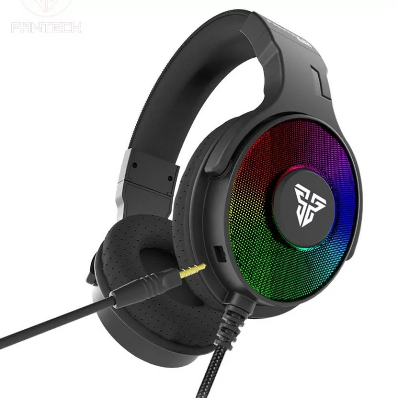Auscultador Fantech Fusion HG22 - Som 7.1 Surround RGB, Negro