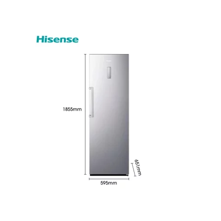 Kontrolsat - Frigorífico Hisense RL481N4BIE (370L - Classe E - Inox) Kontrolsat - Frigorífico Hisense RL481N4BIE (370L - Classe E - Inox)