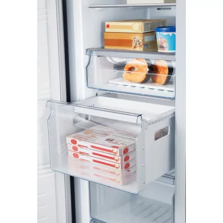 Kontrolsat - Hisense Upright Freezer - 260L - No Frost - Class E - Stainless Steel - C FV354N4BIE Kontrolsat - Hisense Upright Freezer - 260L - No Frost - Class E - Stainless Steel - C FV354N4BIE