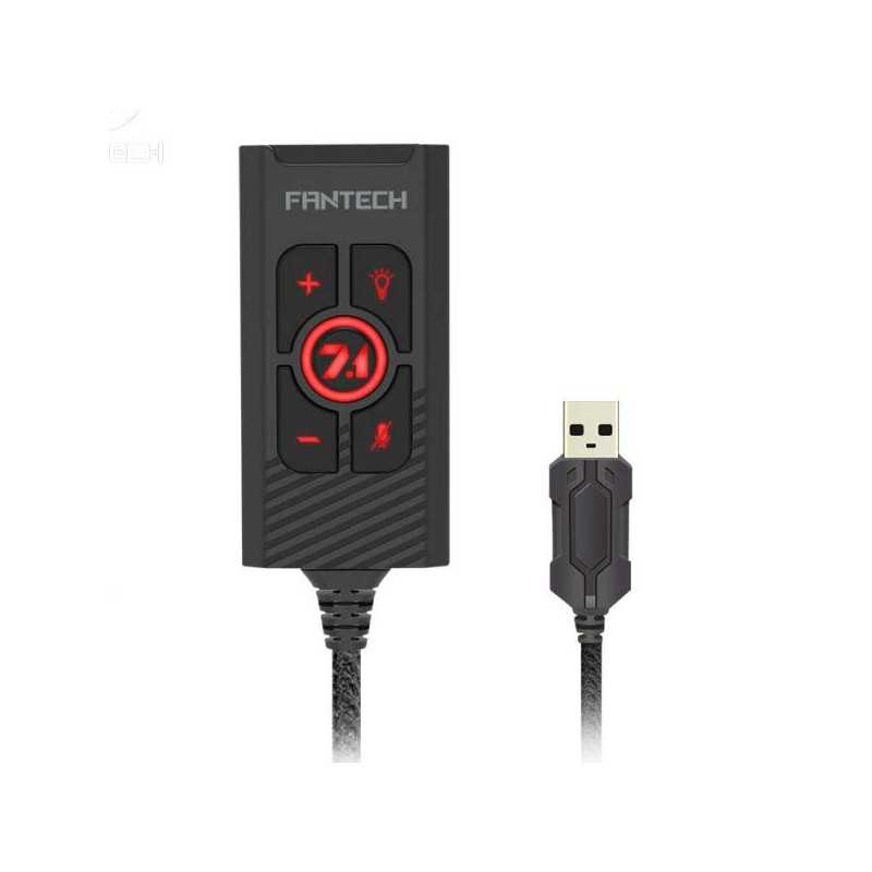 Placa de Som 7.1 USB Fantech AC3002|Fantech|6972661286076