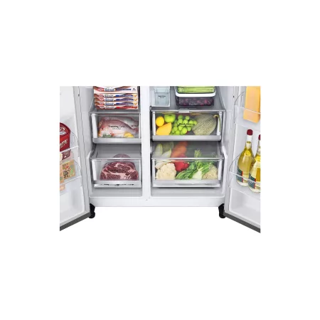 Kontrolsat - Frigorífico Americano LG GSXV91MBAE (635L - Classe E - Inox) Kontrolsat - Frigorífico Americano LG GSXV91MBAE (635L - Classe E - Inox)