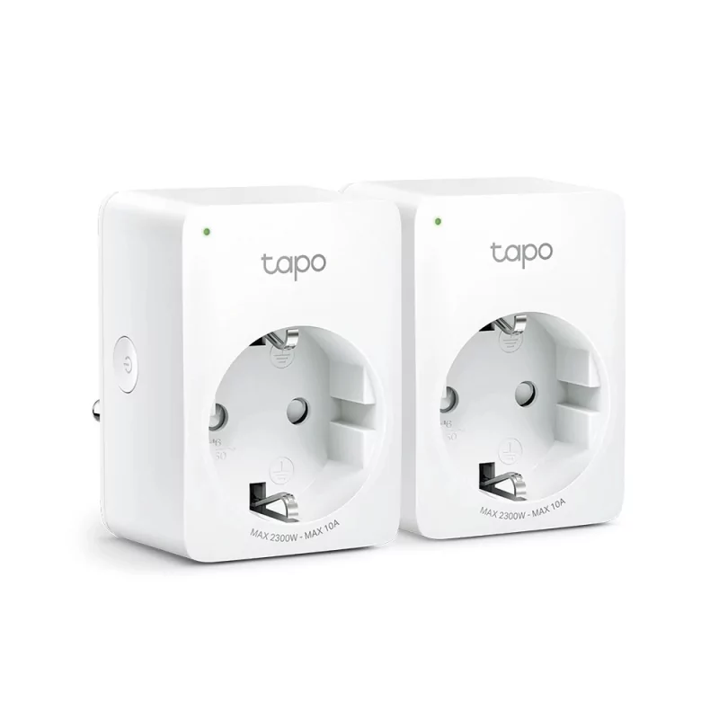 Kontrolsat - Mini Tomada Inteligente Wi-Fi Kit 2 Unidades - Tapo P100 (2-Pack) - TP-Link Kontrolsat - Mini Tomada Inteligente Wi-Fi Kit 2 Unidades - Tapo P100 (2-Pack) - TP-Link